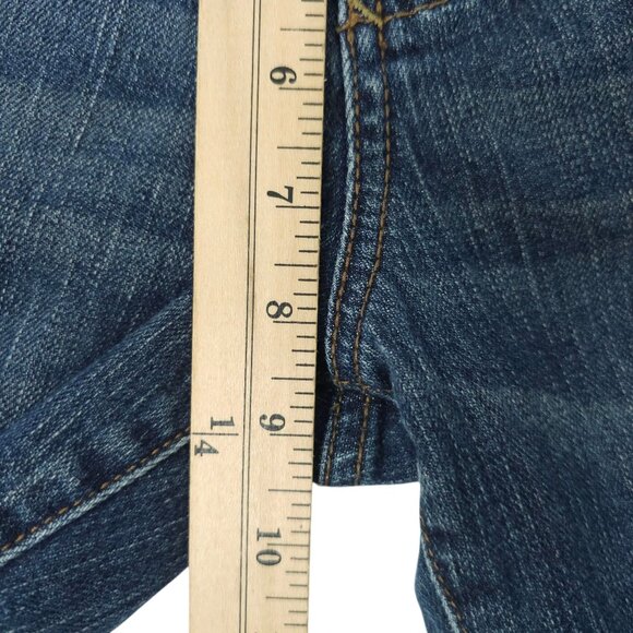 DKNY Jeans Boot Cut Womens Size 10 Mid Rise Medium Wash Denim Flap Pockets - Picture 14 of 15